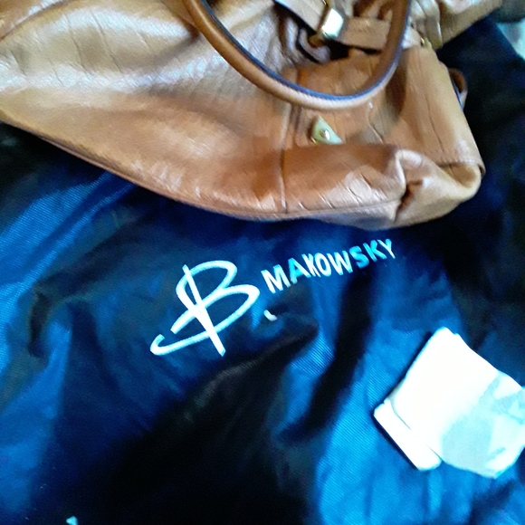 B Makowsky large leather bag/purse - Picture 3 of 12